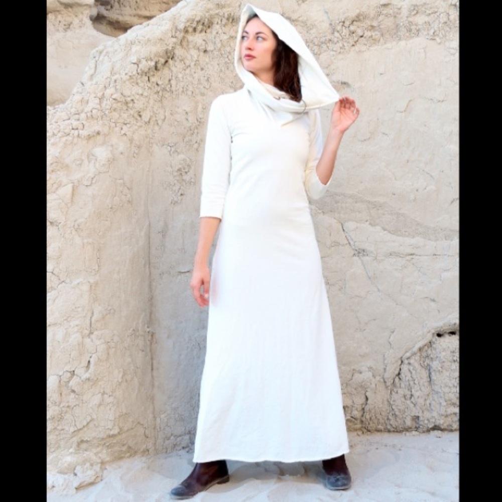 BURNING MAN! Gaia Conceptions  Super Cowl Long Sleeve Simplicity Long Dress.